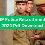 HP Police Recruitment 2024 Pdf Download