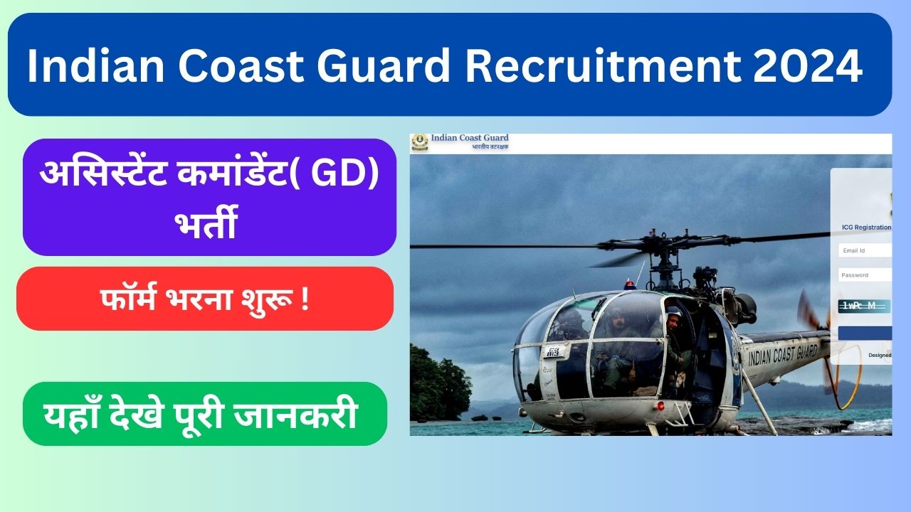 Indian Coast Guard Recruitment 2024